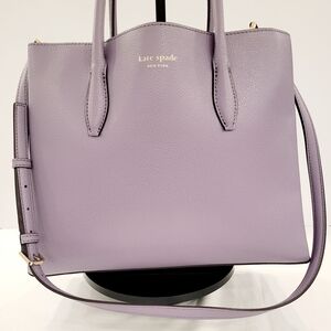 kate spade New York Lavender Leather Tote